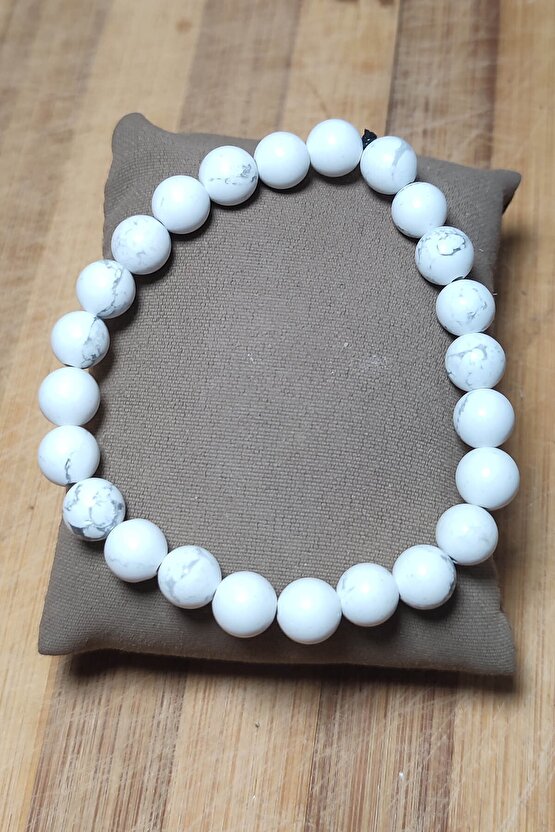 Havlit Taşı Natural Bileklik 8 Mm