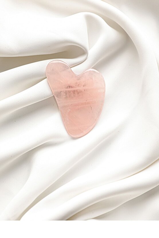 Pembe Kuvars Gua Sha Taşı
