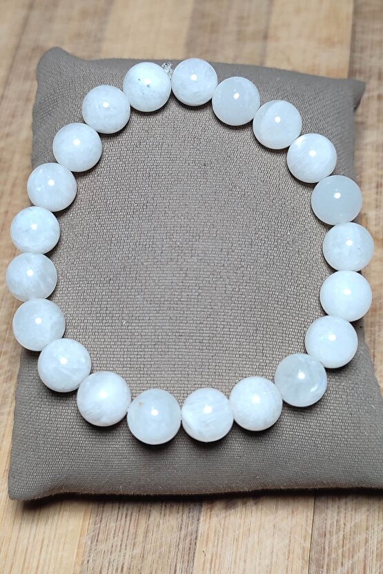 Ay Taşı 8 Mm Natural Bileklik