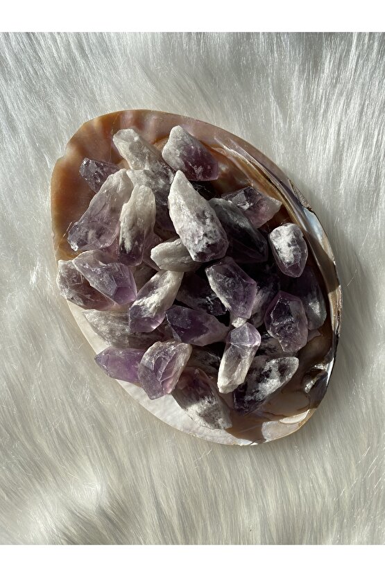 Ametist Doğal Taş (pozitif Enerji Taşı) Cüzdan Boy