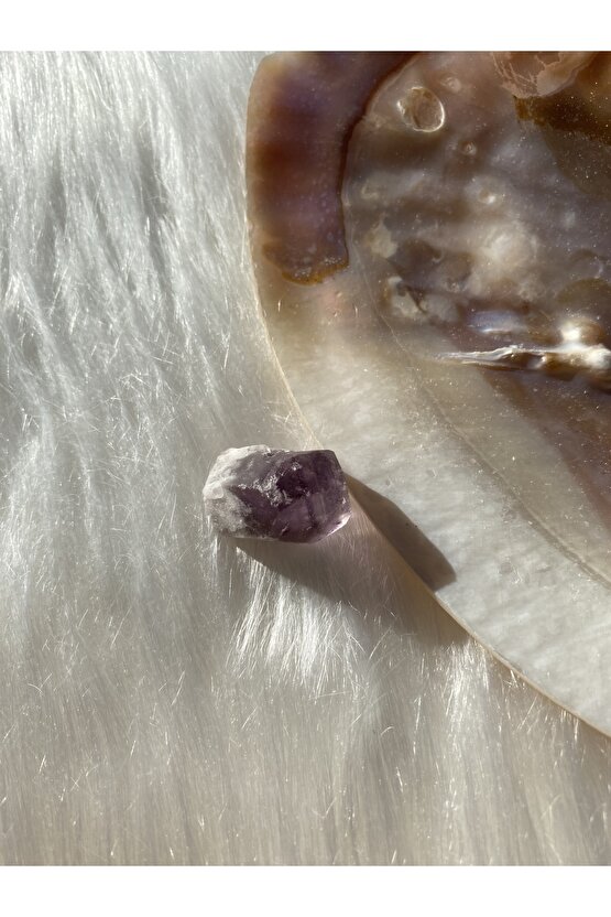 Ametist Doğal Taş (pozitif Enerji Taşı) Cüzdan Boy