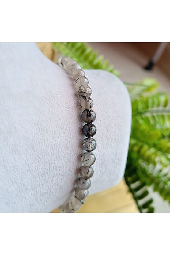 Rutil Kuvars - Rutilli Kuvars Doğal Taş Bileklik (el Yapımı Tasarım Ürünler)