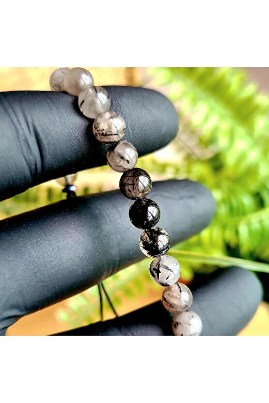 Rutil Kuvars - Rutilli Kuvars Doğal Taş Bileklik (el Yapımı Tasarım Ürünler)