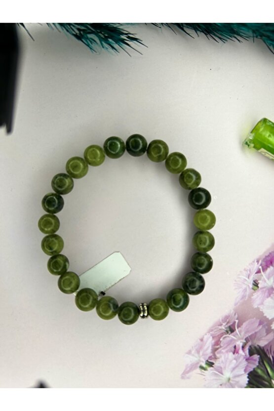 Yeşim Taşı Bileklik-%100 Orijinal Ve Sertifikalı