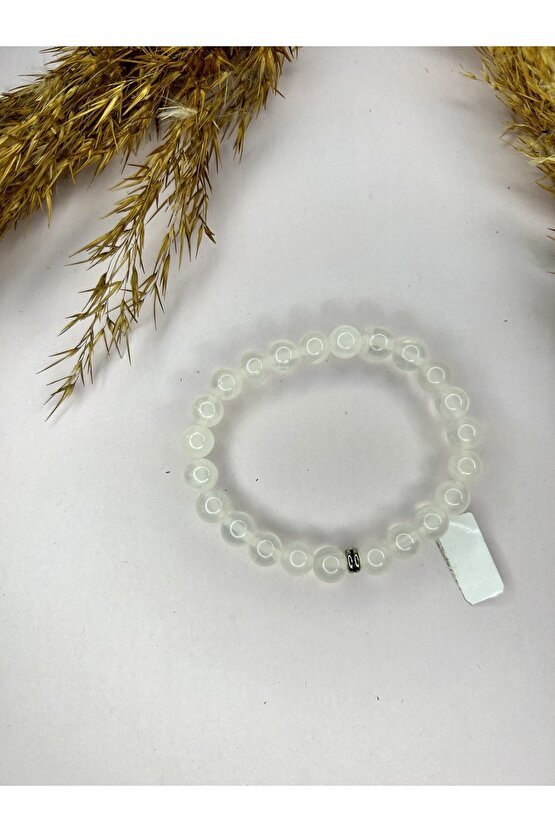 Selenit Taşı Bileklik-%100 Orijinal Ve Sertifikalı