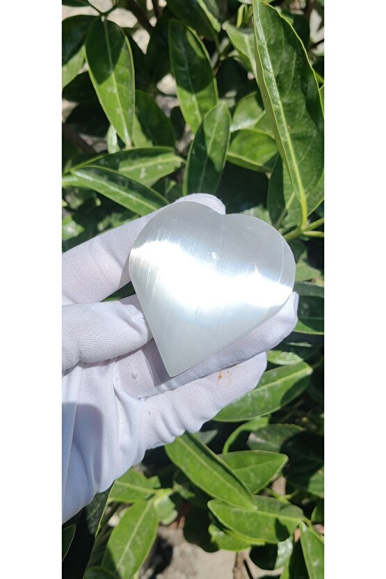 Selenit Kalp Doğal Taş