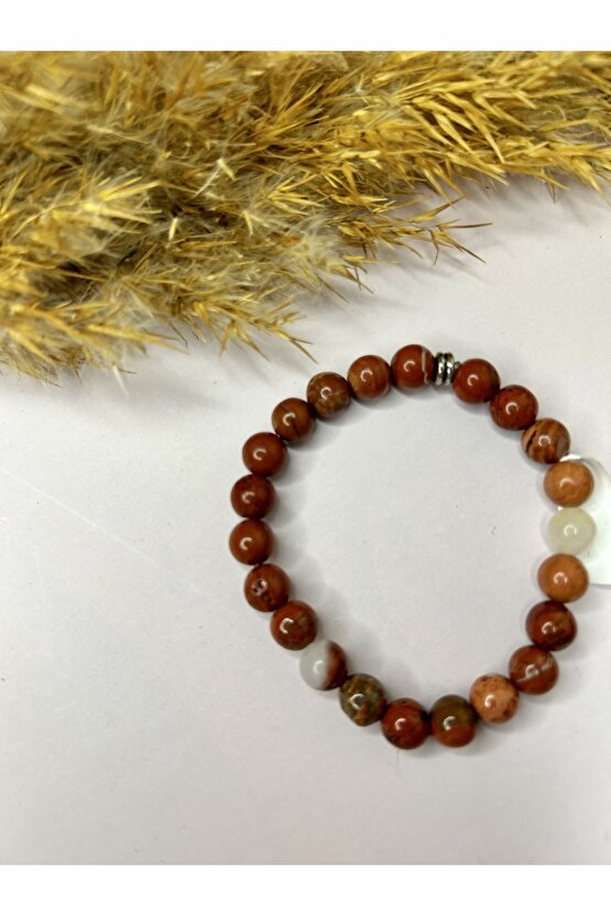 Jasper Taşı Bileklik -%100 Orijinal Ve Sertifikalı