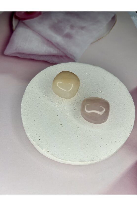 Pembe Kuvars Doğal Taş-%100 Orijinal