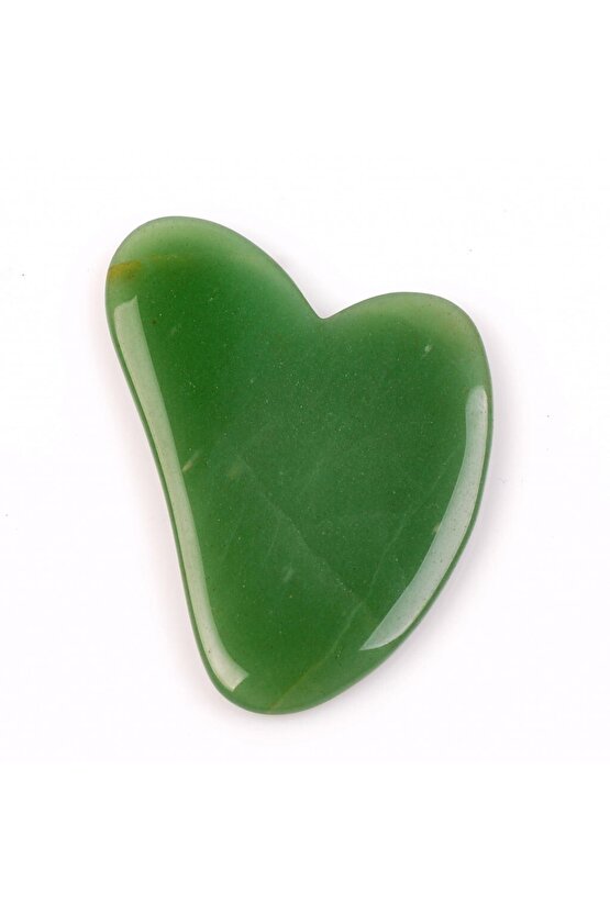 Aventurin Kalp Guasha Yüz Masaj Taşı Aleti Face Roller Premium