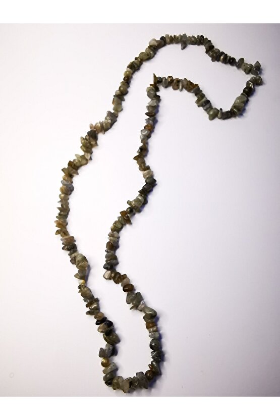 Labradorit kırıktaş doğaltaş dizi kolye