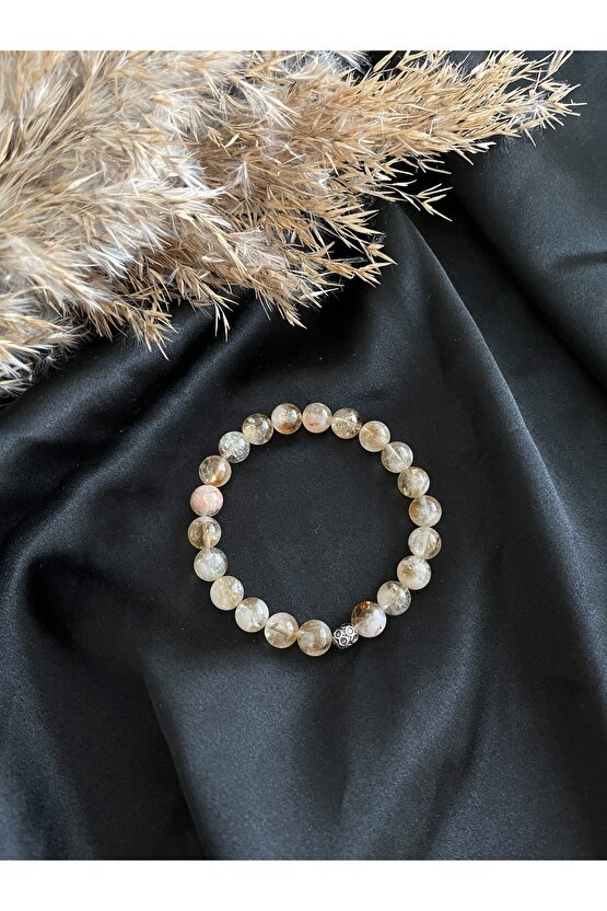 Aa Kalite Sitrin Doğal Taş Bileklik
