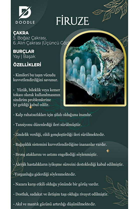 Firuze-turkuaz Kırık Doğaltaş Bileklik