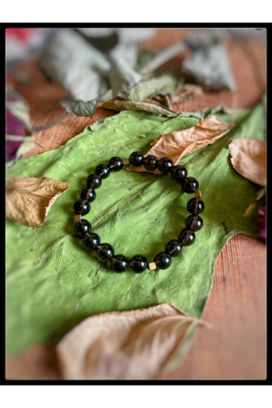 DUMANLI KUVARS DOĞALTAŞ BİLEKLİK