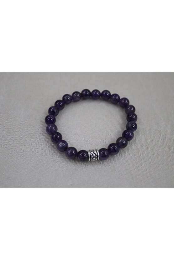 Ametist Doğal Taş Bileklik