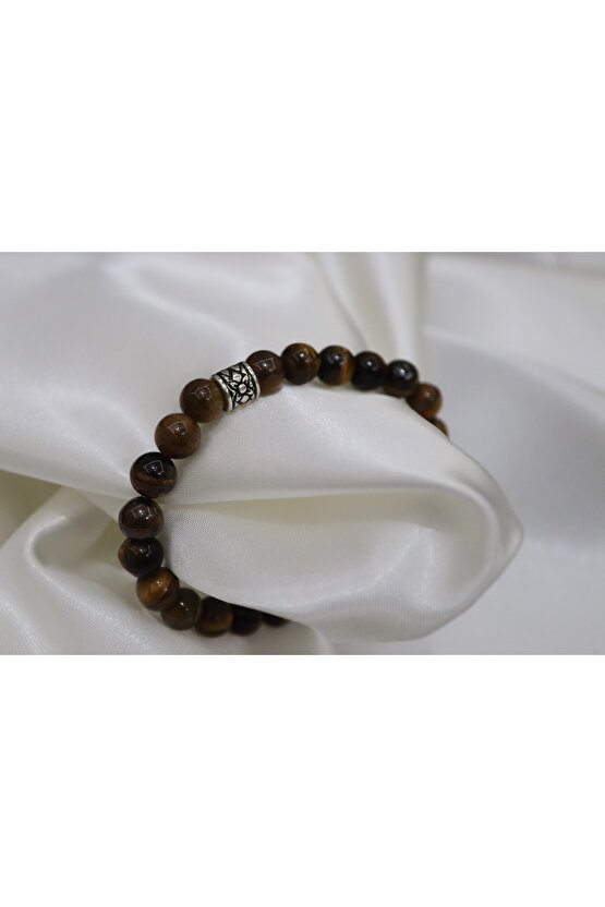 Kaplan Gözü Doğal Taş Bileklik