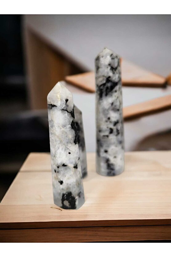 AY  TAŞI DOĞAL TAŞ KAZIK (SERTİFİKALI) KULE