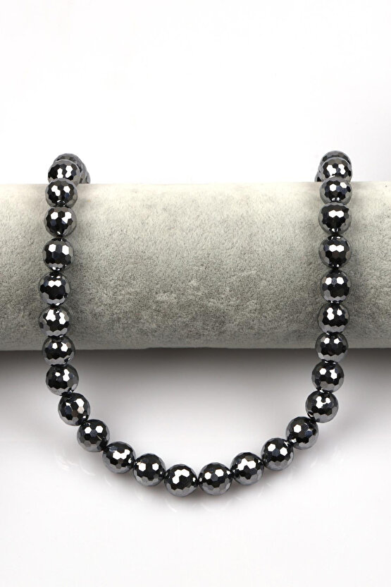 Terahertz Doğal Taş Dizi 10 mm Fasetli Küre Kesim