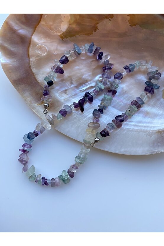 Florit Kırıktaş Doğal Taş Set