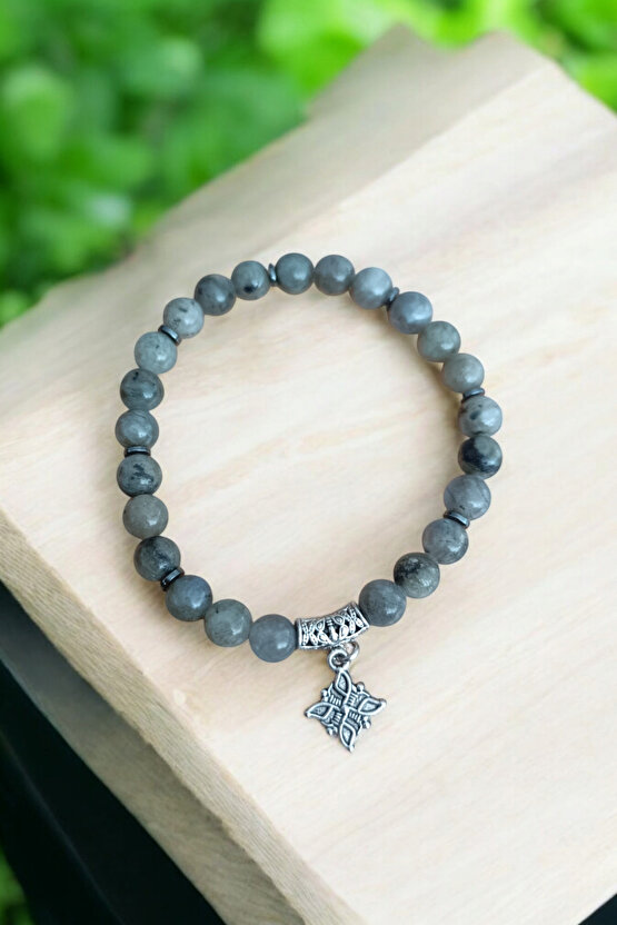 Labradorit Bileklik Oniks Bileklik Orijinal Gerçek Taş - Ruhsal Gelişim - Takıntı - Psişik