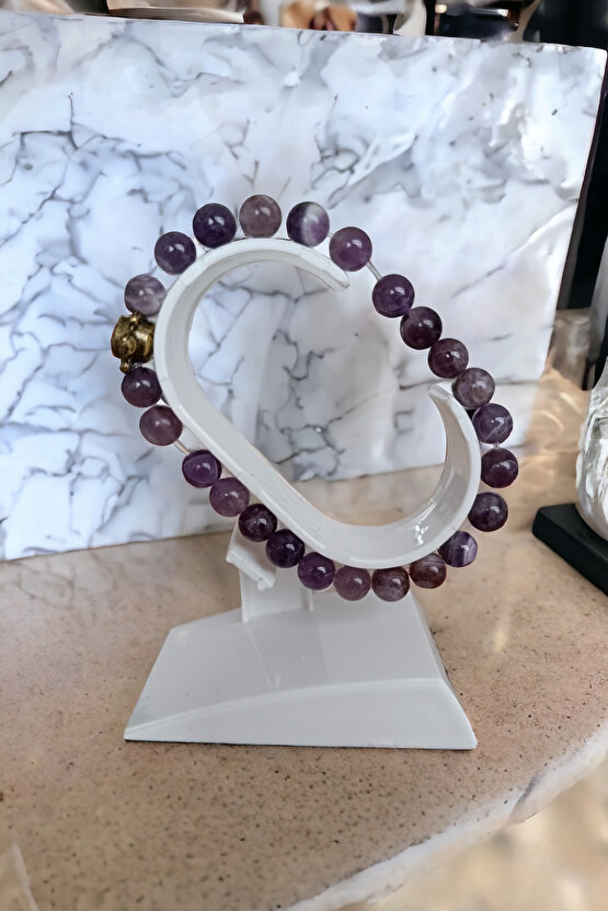 Ametist Bileklik Doğal Taşlar Erkek Bileklik Kadın Bileklik Hematit Taşı Doğal Taşlar