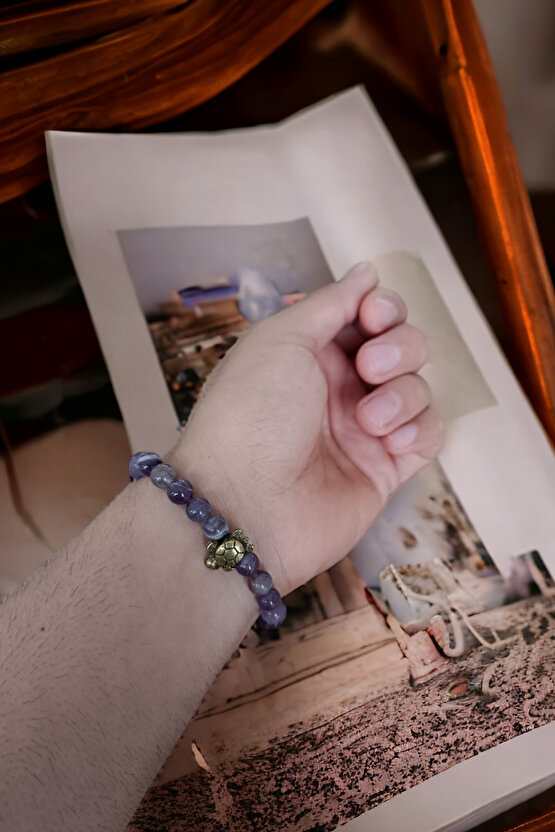 Ametist Bileklik Doğal Taşlar Erkek Bileklik Kadın Bileklik Hematit Taşı Doğal Taşlar