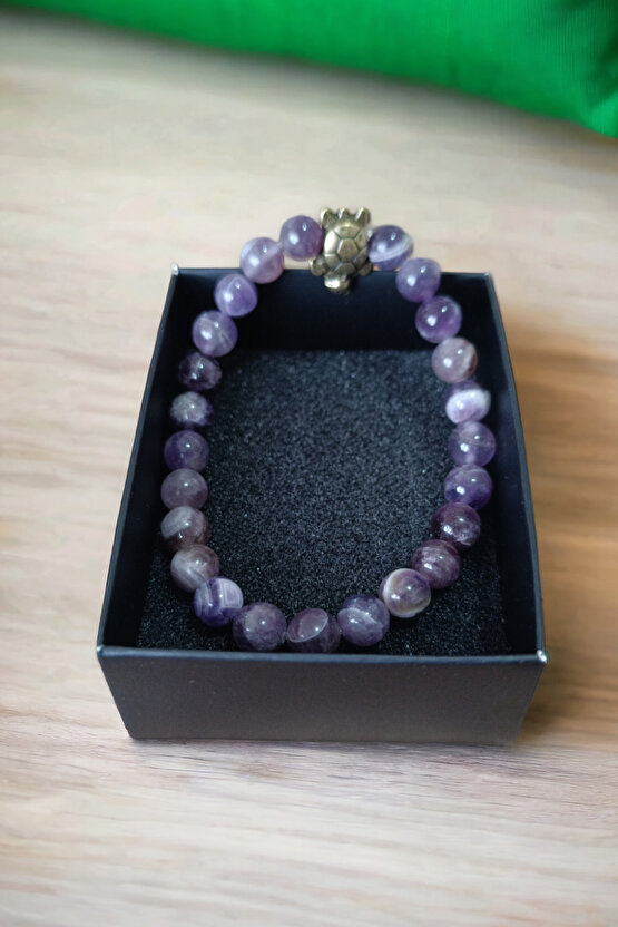 Ametist Bileklik Doğal Taşlar Erkek Bileklik Kadın Bileklik Hematit Taşı Doğal Taşlar