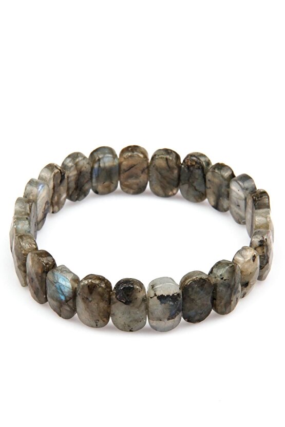 Labradorit Doğal Taş Bileklik 8 X 14 Mm Özel Kesim