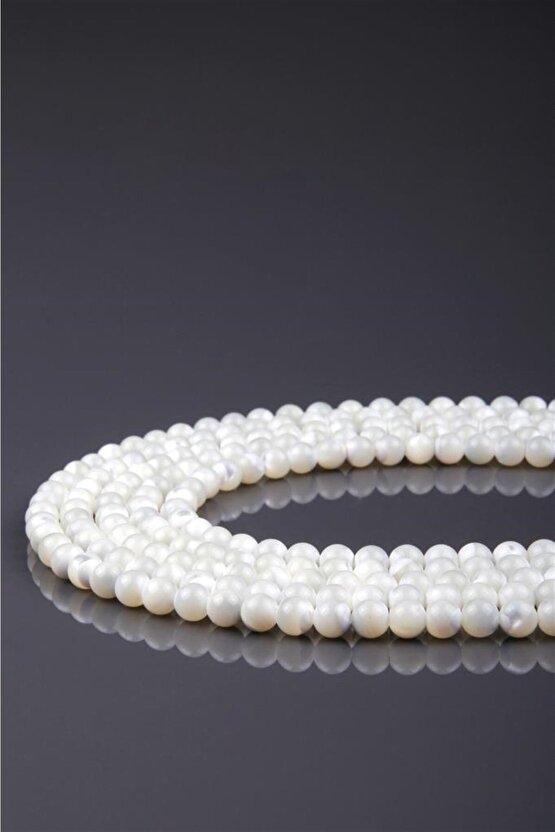 Sedef Doğal Taş Dizi 8 mm Küre Kesim