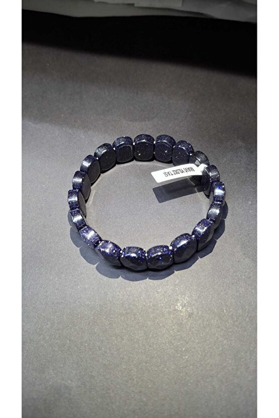 Mavi Yıldız Rolex 8 X 14 Mm Özel Kesim Doğal Taş Bileklik