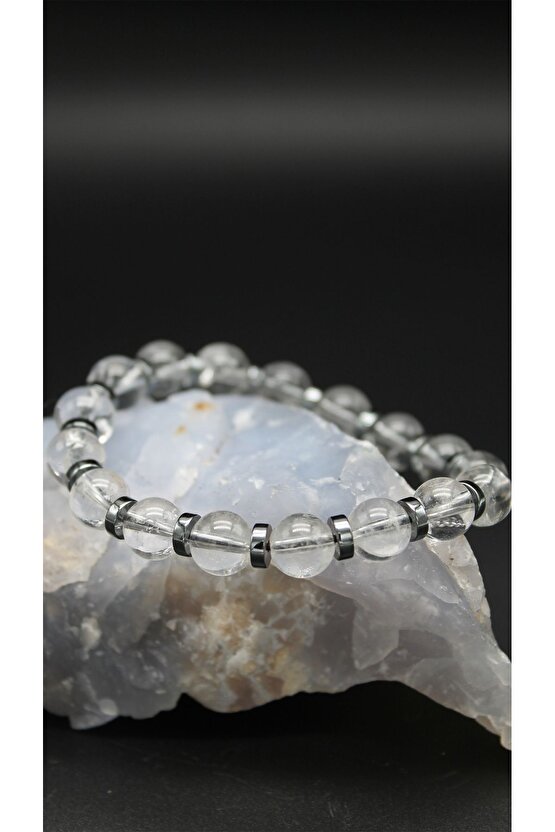 Kristal Kuvars Doğaltaş Bileklik