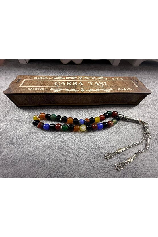 %100 Doğal Taş Çakra Taşı Tesbih: Ruhsal Denge ve Enerjinin Anahtarı