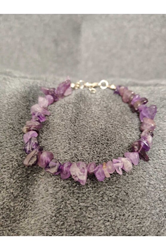 Ametist Kırık Taş bileklik Doğal Taş