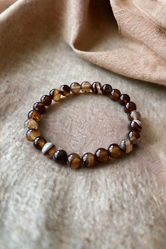 Dumanlı kuvars Taşı Bileklik  Doğal Taş Bileklik Doğal Taşlar Orijinal Hamile Bileklik Taşı