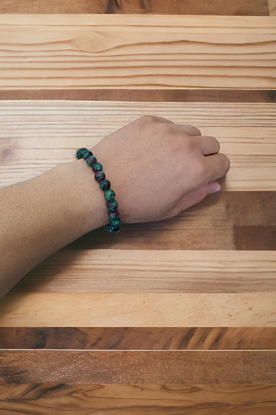 Epidot Taşı Rüya Kuvars Taşı Orijinal Gerçek Doğal Taş Bileklik Depresyon Zihin Açıcı Bileklik