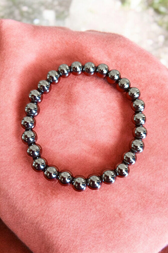 Hematit bileklik Orijinal Gerçek Hematit Taşı Bileklik (kaplama Değil) Doğal Taş