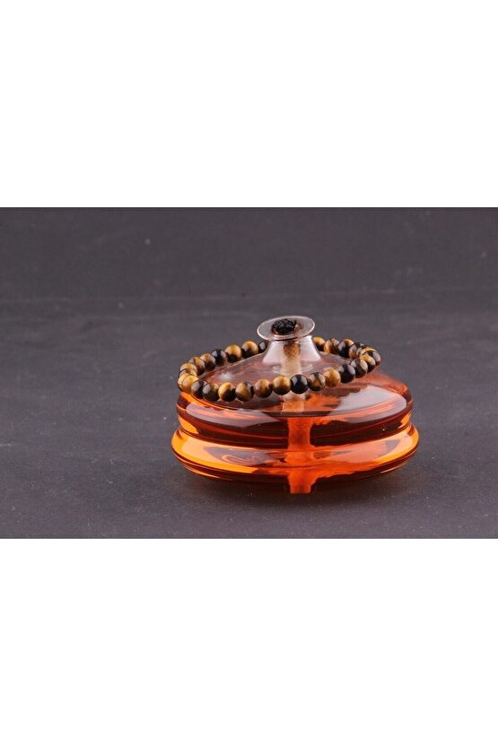 Doğal Taş Kaplan Gözü Bileklik 6MM