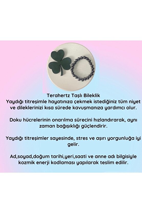 Terahertz Taşlı Bileklik