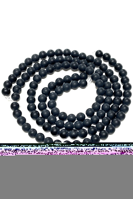 Mat Oniks  Doğal Taş Dize 8 mm