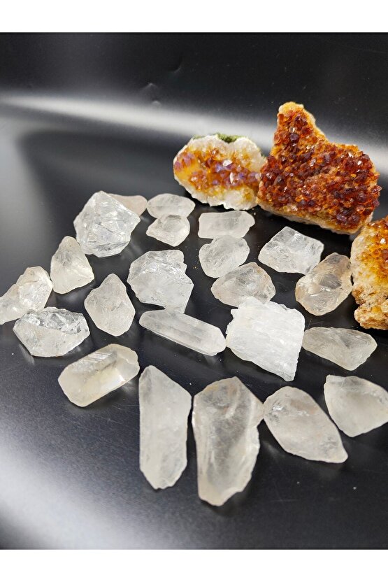 Kristal Kuvars Ham Doğal Taş (küçük) (sertifikalı)