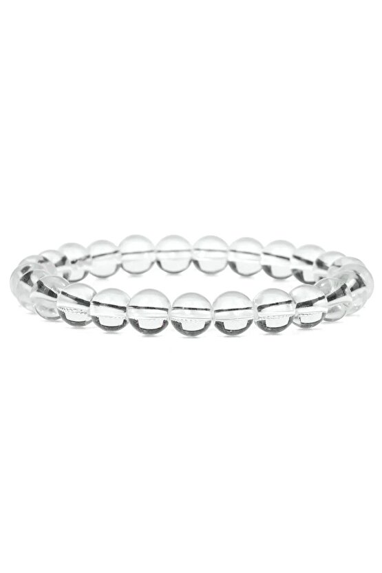 Şeffaf Kristal Doğal Taş Bileklik