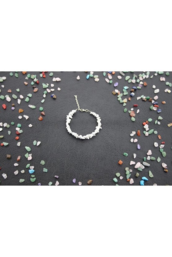 Havlit Doğal Kırıktaş Kolye Bileklik [set]