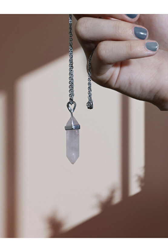 Doğaltaş Pandül Kesim Kadın Erkek (Unisex) Kolye