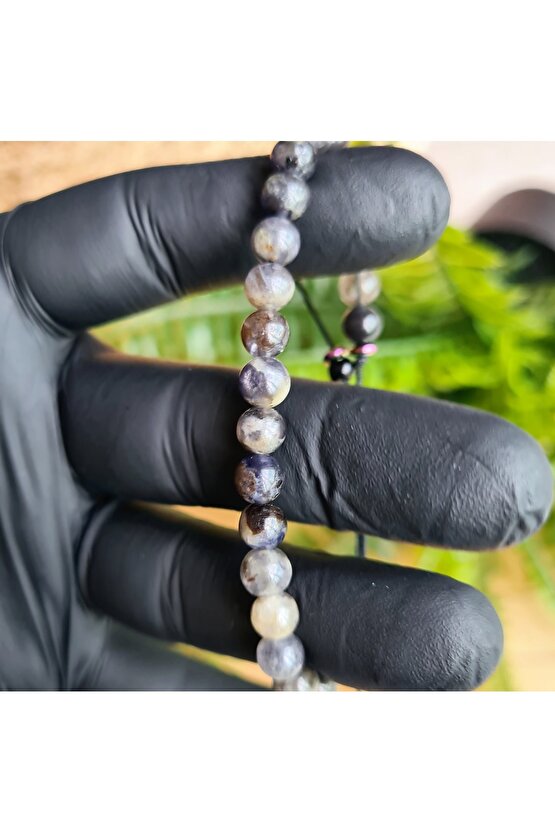Iyolit Doğal Taş Bileklik (EL YAPIMI TASARIM ÜRÜNLER)