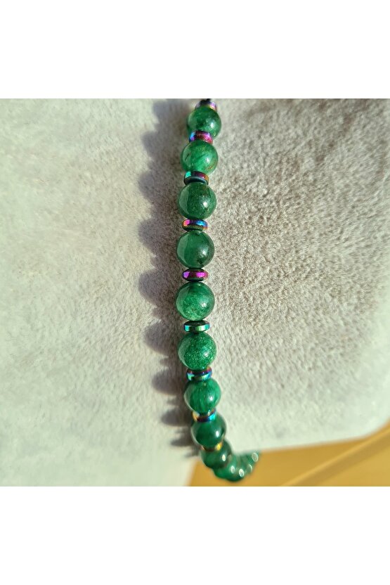 Fuksit Doğal Taş Bileklik (el Yapımı Tasarım Ürünler)