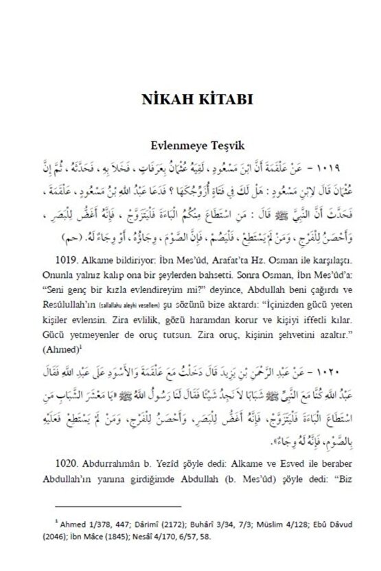 Temel Sahih Hadisler 3 Cilt Takım