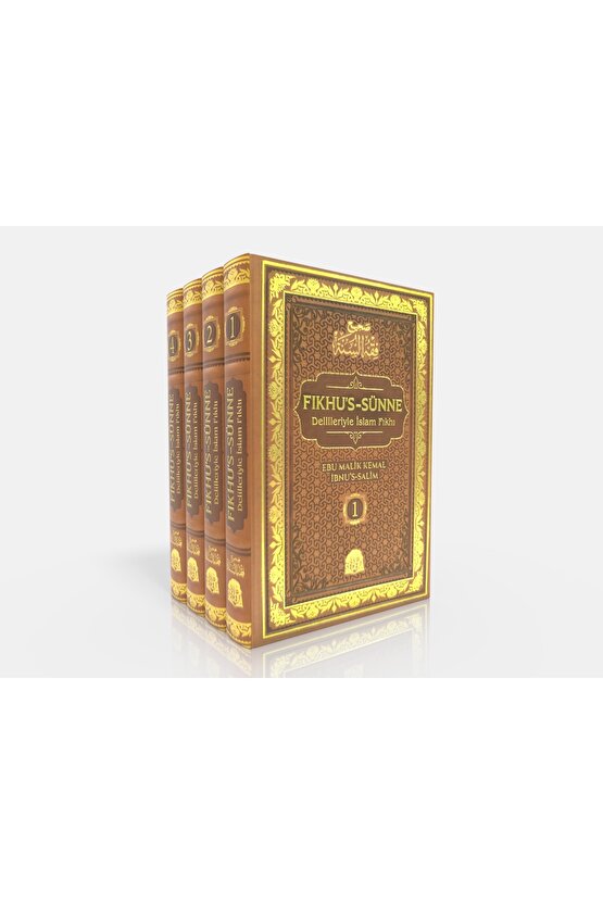 FIKHUS SÜNNE -Delilleriyle İslam Fıkhı 4 Cilt -Ebu Malik Kemal İbnu’s Salim  -ŞECERA-BERRE0234-TERMO