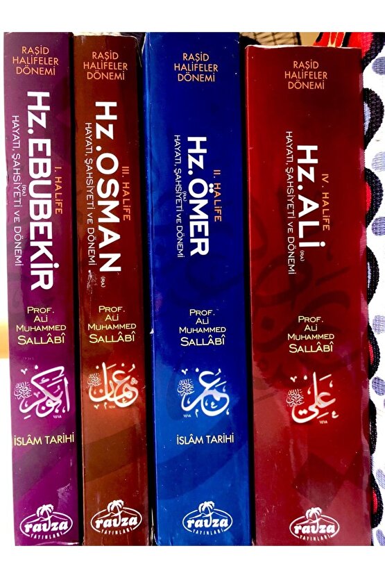 Raşid Halifeler Seti (4 Kitap Takım) - Ali Muhammed Sallabi