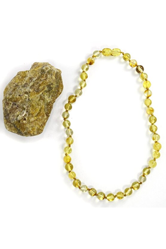 Hakiki Damla Kehribar Bebek Kolye 6 Gr.