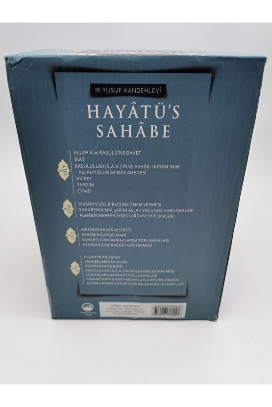 Hayatüs Sahabe 4 Cilt M. Yusuf Kandehlevi