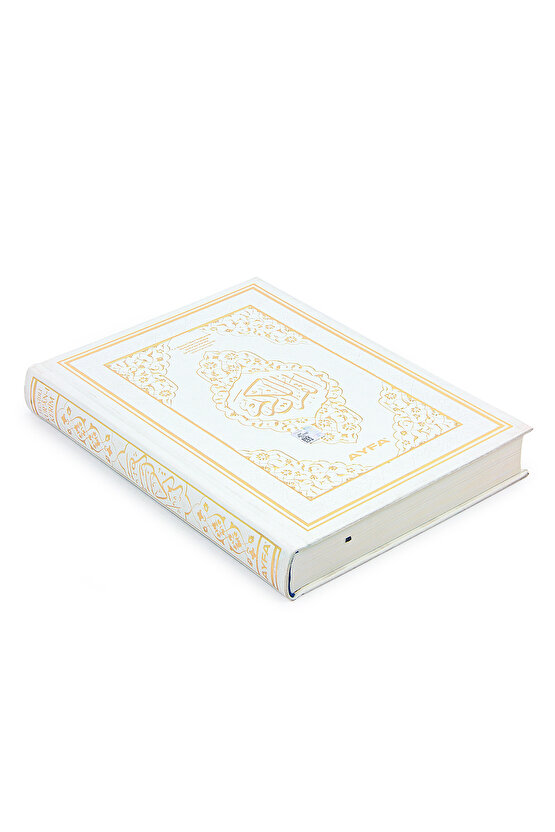 Tecvidli Kuranı Kerim - Termo Deri - Rahle Boy - Beyaz Renkli - Ayfa Yayınevi - Bilgisayar Hatlı